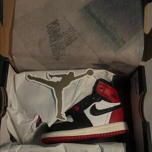 Nike Kids Sneakers - Black, Red, and White